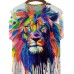 Men's Trendy Lion Print T-Shirt